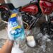 Motorcycle clean detailing